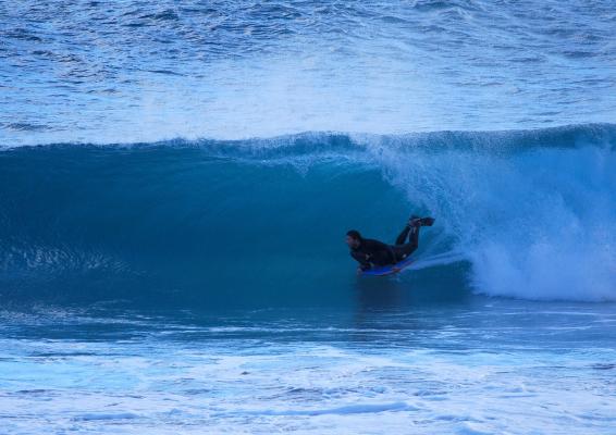 Werner Adendorff at Koeel Bay (Caves)