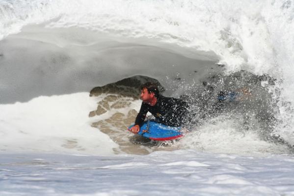 Andre Habets at Koeel Bay (Caves)